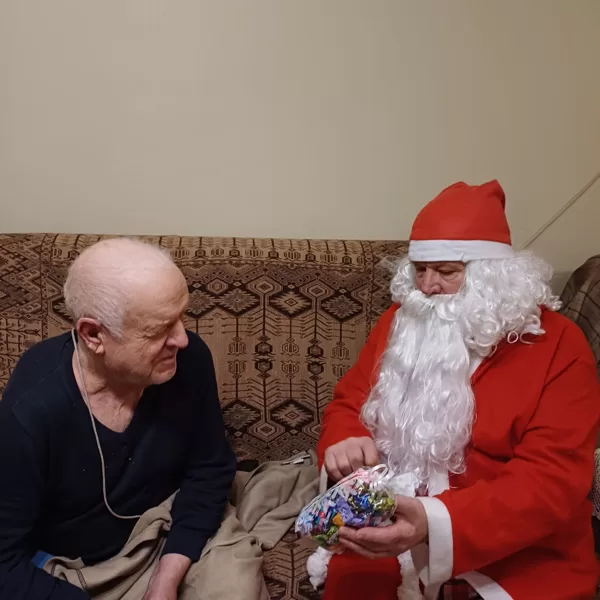 2023. gada 27. decembra Ziemassvētku vecīša viesošanās pie senioriem